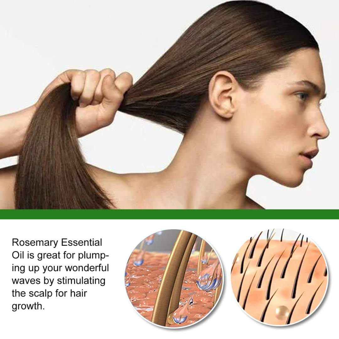 30ml Rosemary Hair Growth Essential Oil Prevent Hair Loss Nourish Scalp Strengthen Hair YANMAO