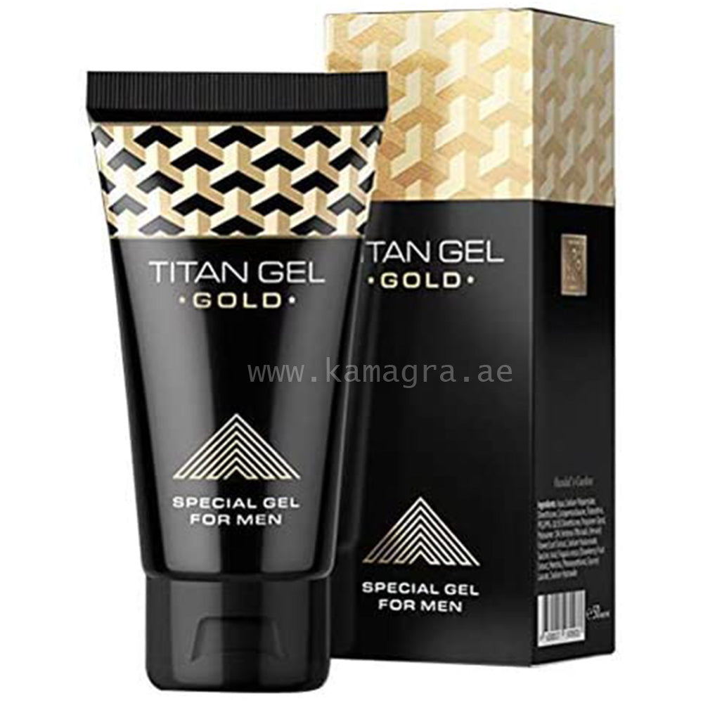Big Jim Titan Gold Cream 50ml. Enhanced Formula for Men Clinically Proven to Help You prolong and Lengthen